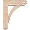 Ekena Millwork Thorton Craftsman Smooth Bracket w/ Offset Brace, Douglas Fir, 5 1/2"W x 16"D x 20"H BKT0604X16X20THR04SDF - alternate 3